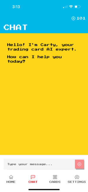 Start a conversation with Carty