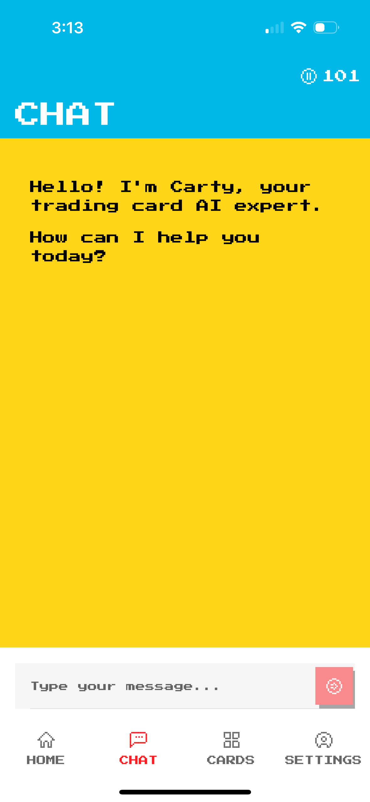 Start a conversation with Carty