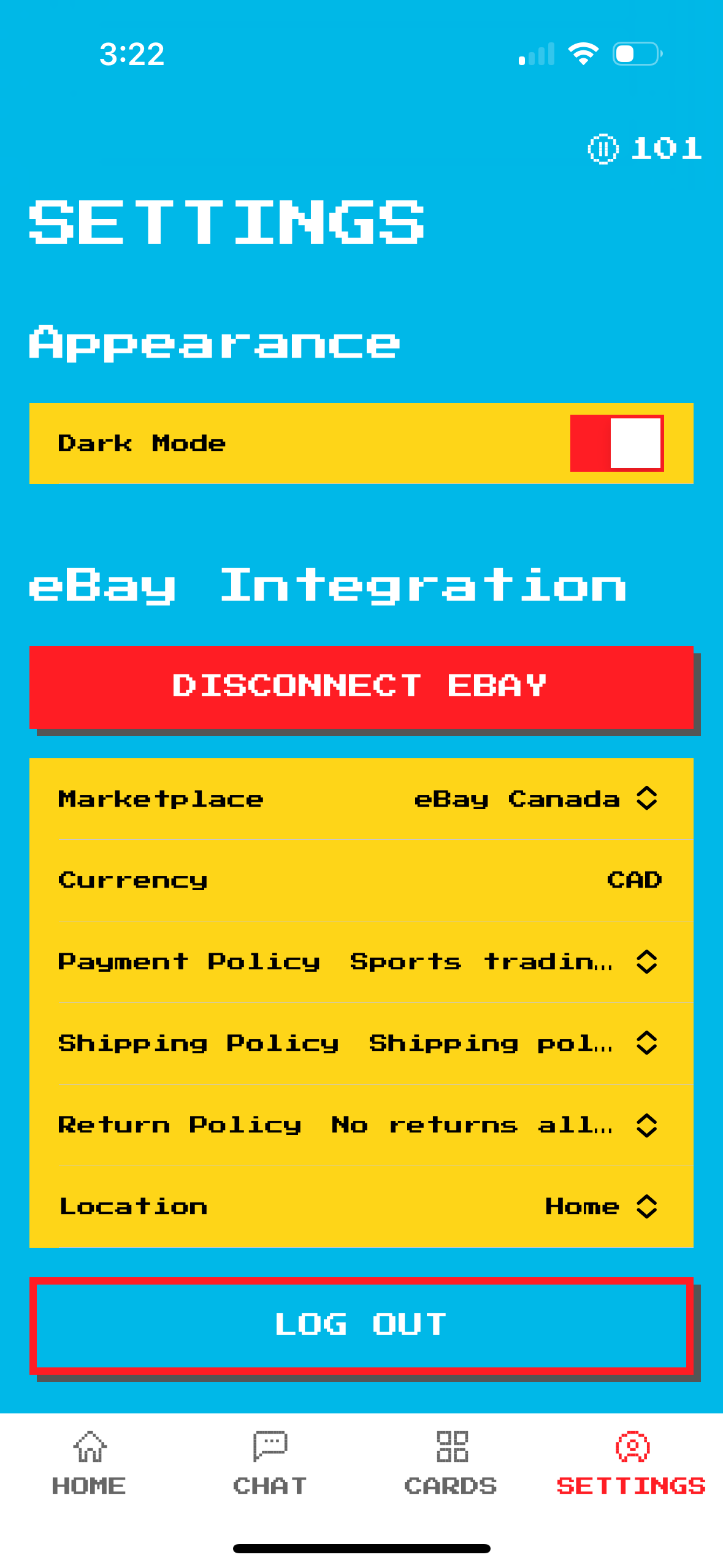 Set your policies